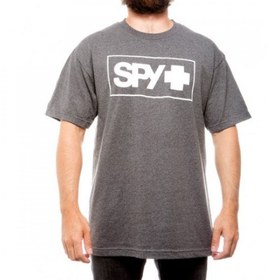 تصویر مشخصات،قیمت و خرید تیشرت مدل Spy - Boxed T-Shirt / Charcoal White 