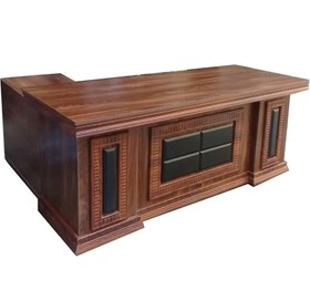 تصویر میز مدیریت جلو وکیوم مدل قاب دار - ۲۰۰ / با ال همراه 