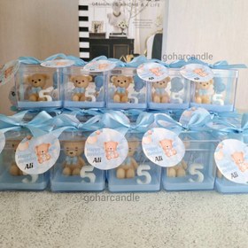 تصویر گیفت شمع تدی 