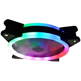 تصویر فن کیس 12×12 RGB مدل GS-12025 