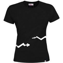 تصویر تی شرت زنانه نوین نقش کد M109 