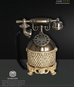 تصویر تلفن سلطنتی رومیزی گلدن گیفت مدل 1111 