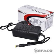 تصویر آداپتور 2آمپر واقعی REFACO DESKTOP ADAPTOR 12V MAX 2.2A WITH COMPLETE PROTECTION ترانس شارژر RF1202-D002 آداپتور 2 آمپر رفاکو 