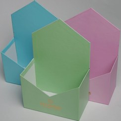 تصویر باکس گل مدل پاکت نامه (6 عددی) 