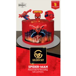 تصویر تصویر و تاپر کیک اسپایدرمن 