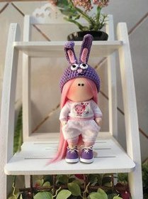 تصویر عروسک روسی کلاه خرگوشی 