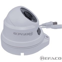 تصویر دوربین دام دید در شب رنگی REFACO DOME CAMERA AHD 5Mp WARM LIGHT RF113WADMF 