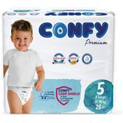 تصویر پوشک کانفی چسبی سایز 5 بسته 28 عددی confy 