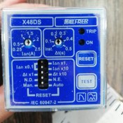 تصویر رله ارت فالت فرر تابلویی یا رله نشت جریان فرر (FRER) مدل X48DS ، رله ارت لیکیج FRER earth fault relay model X48DS