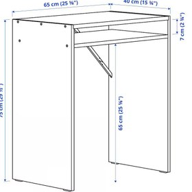 تصویر میز تحریر ایکیا مدل TORALD IKEA TORALD Desk, white