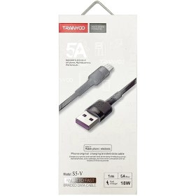 تصویر کابل تبدیل USB به MicroUSB ترانیو مدل S5-V طول 1 متر 