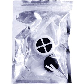 تصویر ماسک تنفسی ژله ای PVC دوفیلتره با قابلیت شستشو و تعویض فیلتر 