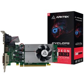 تصویر کارت گرافیک آرک تک سری Cyclops مدل RX550-LP با ظرفیت ۴ گیگابایت GDDR5 Arktek Cyclops Radeon RX550 LP 4GB GDDR5 128Bit Graphic Card