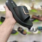 تصویر صندل زنانه مدل روژا رنگ مشکی برند شیما زیره پی یو تزریق - 37 