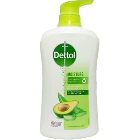 تصویر شامپو بدن دتول Dettol مدل Moisture حاوی عصاره آووکادو و آلوورا وزن 625 گرم 