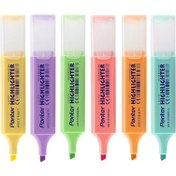 تصویر ماژیک علامت گذار پنتر مدل pastel بسته 6 عددی 