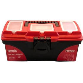 تصویر جعبه ابزار رونیکس پلاستیکی 13 اینچ مدل RH-9151 ا Ronix Plastic Toolbox RH-9151 Ronix Plastic Toolbox RH-9151