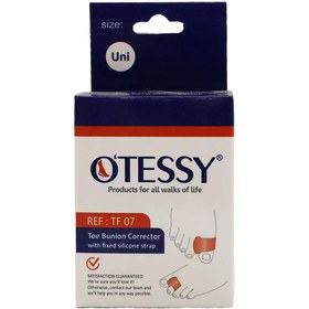 تصویر پد فاصله دهنده انگشت با بند فیکساتور TF07 اوتسی Otessy Toe Bunion Corrector TF07