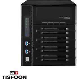 تصویر ذخیره ساز تحت شبکه دکاس مدل W4000 ا Thecus W4000 Desktop Nas Storage Thecus W4000 Desktop Nas Storage