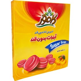 تصویر آبنبات هلو بدون قند کامور - 130 گرم 