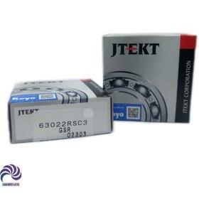 تصویر بلبرینگ 6302 واشرلاستیکی دوربالا برند KOYO ژاپن اصلی 6302 2RS C3 KOYO JAPAN