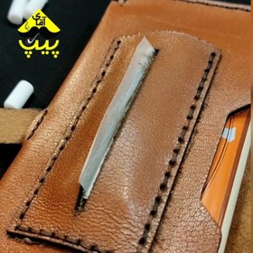 تصویر کیف چرمی مخصوص سیگار پیچ 