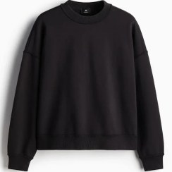 تصویر دورس کراپ مشکی کلاسیک H&M 