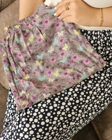 تصویر شلوار خال خالی h&m کد ۱۱۱۶ 