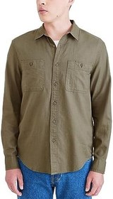 تصویر Dockers mens Long Sleeve Two Pocket Work Shirt T-Shirt 