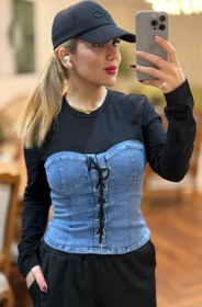 تصویر بلوز جین کد 803 