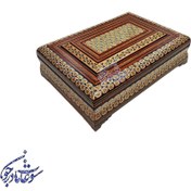 تصویر جا قرآن خاتم کاری 