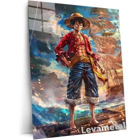 تصویر متال پوستر لوفی Luffy از انیمه وان پیس One piece با کد A-183 