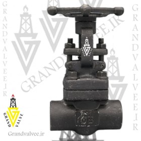 تصویر شیرفلکه کشویی "3/4 اینچ فولادی کلاس 800 جوشی GATE VALVE 3/4" #800 A105 SW