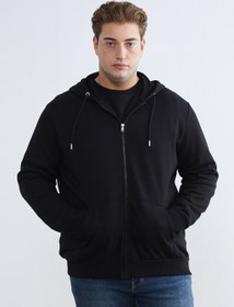 تصویر سویشرت سایز بزرگ مردانه ال سی وایکیکی lc-waikiki lc waikiki 