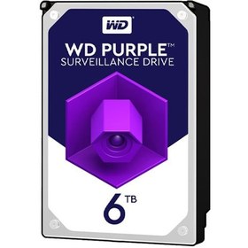 تصویر هارد دیسک اینترنال وسترن دیجیتال سری بنفش ظرفیت 6 ترابایت (غیر اصل) Western Digital Purple Internal Hard Disk 6TB