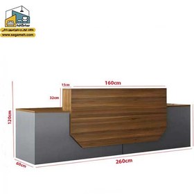 تصویر میز پیشخوان ODP16 