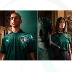 تصویر پیراهن سوم تیم ملی ایتالیا Italy Renaissance 2019-20 Third Soccer Jersey 