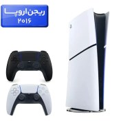 تصویر پلی استیشن 5 اسلیم ( PS5 Slim ) دیجیتال ریجن اروپا 2016 با یک دسته اضافه مشکی SONY 5 Digital 2016+Black Controller AMD Ryzen Zen 2 AMD Radeon RDNA 2 1TB SSD 16GB GDDR6