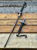 تصویر باتوم ۴پر کله گرگ رنگ مشکی 