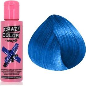 تصویر رنگ موی موقت ۴۴ آبی کاپری ۱۰۰ میلی‌لیتر برند crazy color Temporary Hair Colour 44 Capri Blue 100ml