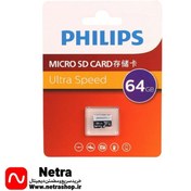 تصویر کارت حافظه میکرو فیلیپس ۶۴ گیگابایت مدل Ultra Speed U3 A1 V30 Ultra Speed U3 A1 V30