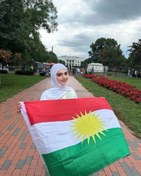 تصویر پرچم کردستان عراق سایز ۱۰۰ در ۱۵۰ 