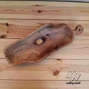 تصویر ظرف سرو خاص چوبی کد d174 