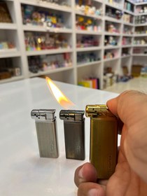 تصویر فندک فلزی LIGHTER - طلایی 