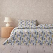 تصویر کاور لحاف یک نفره نوارهای مدرن آسان اتو دوت English Home 