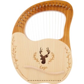 تصویر چنگ رومی سگا مدل LY19-SG با ۱۹ سیم 