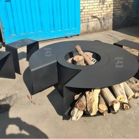 تصویر اتشدان گرد ولز کد 316 