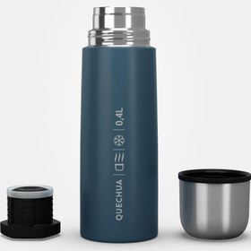 تصویر فلاسک کچوا استیل Quechua Stainless Steel Thermos - 0.4 Liter - Blue 