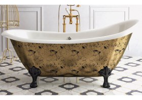 تصویر وان حمام badab باداب مدل classic gold سایز 160*70*70 