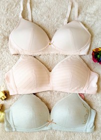 تصویر سوتین اسفنجی دخترانه کد ۱۰۲۶ Girlish bra 1026